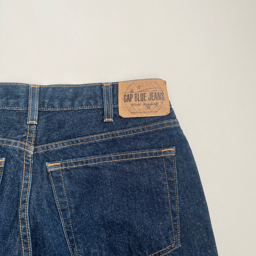 Gap men’s 90’s Original Fit dark rinse button fly denim jeans